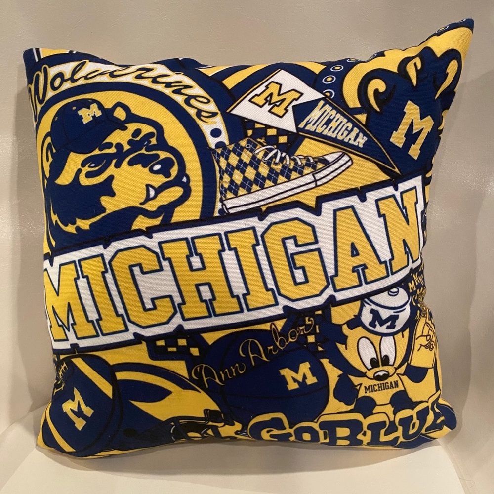 University of Michigan Pillow